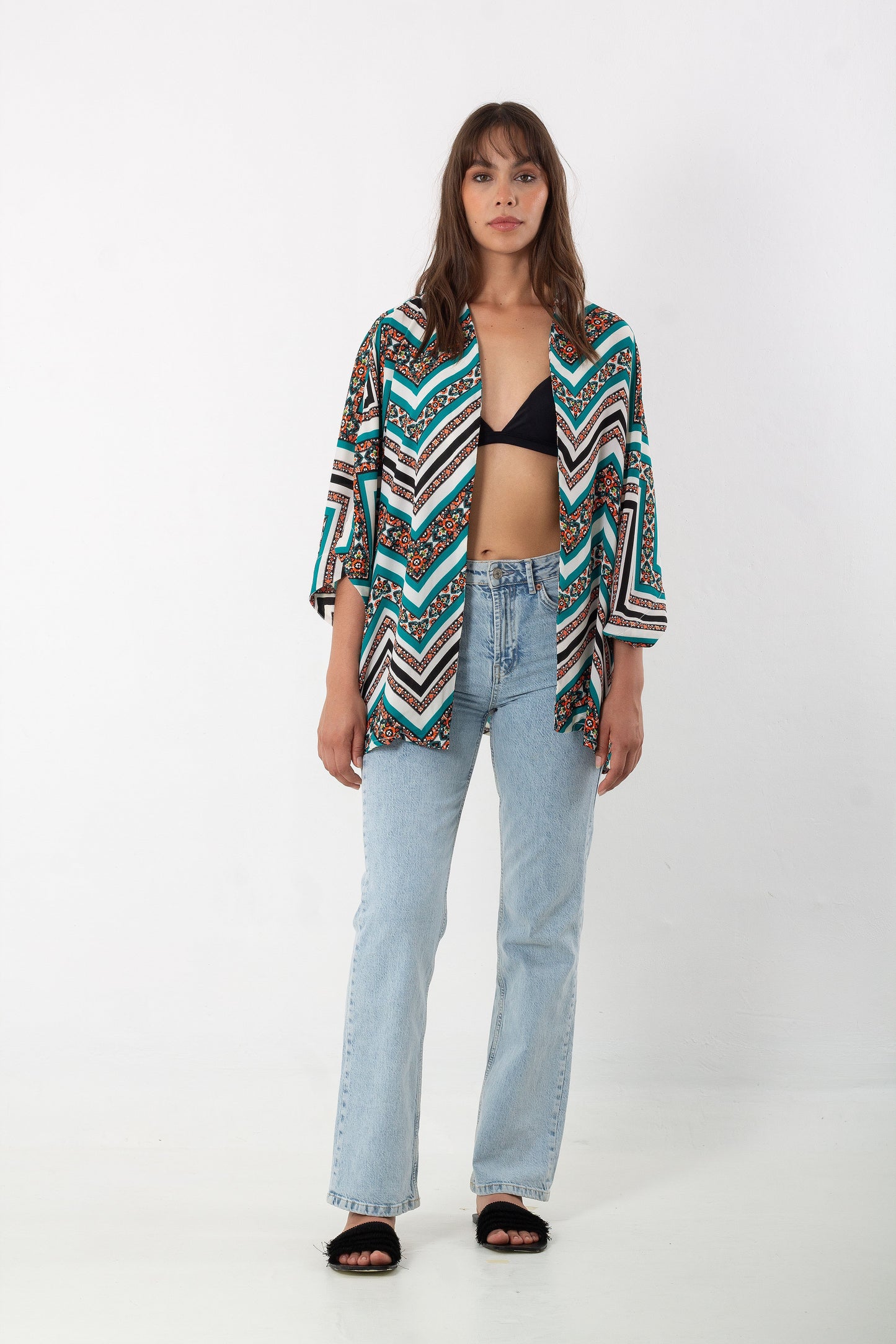 Kimono Zigzal Pattern