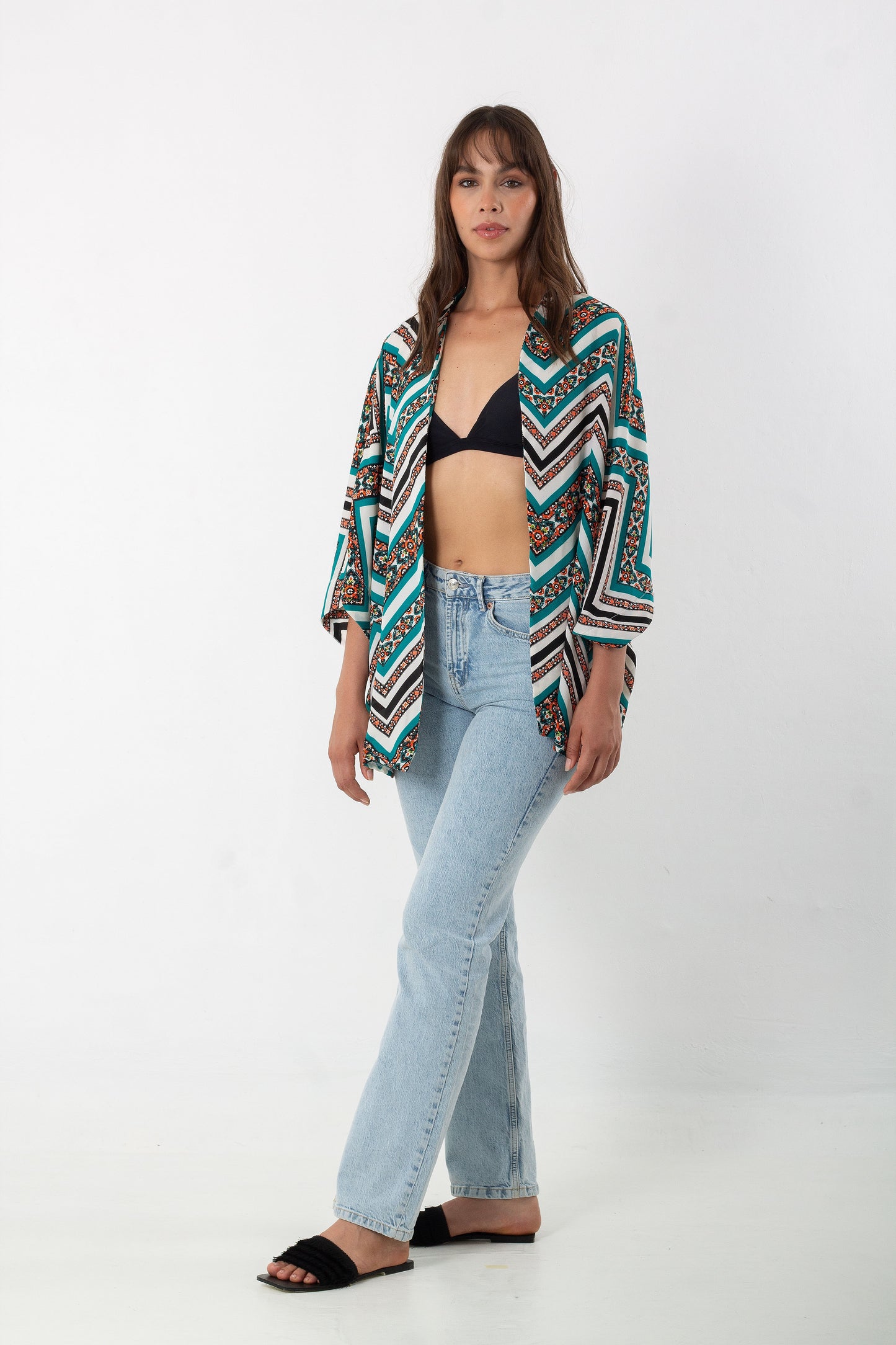 Kimono Zigzal Pattern